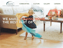 Tablet Screenshot of amcliving.com